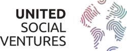 United Social Ventures Open Circle 4-C negative colour